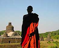 Monk at ShitThoung Temple, Arakan